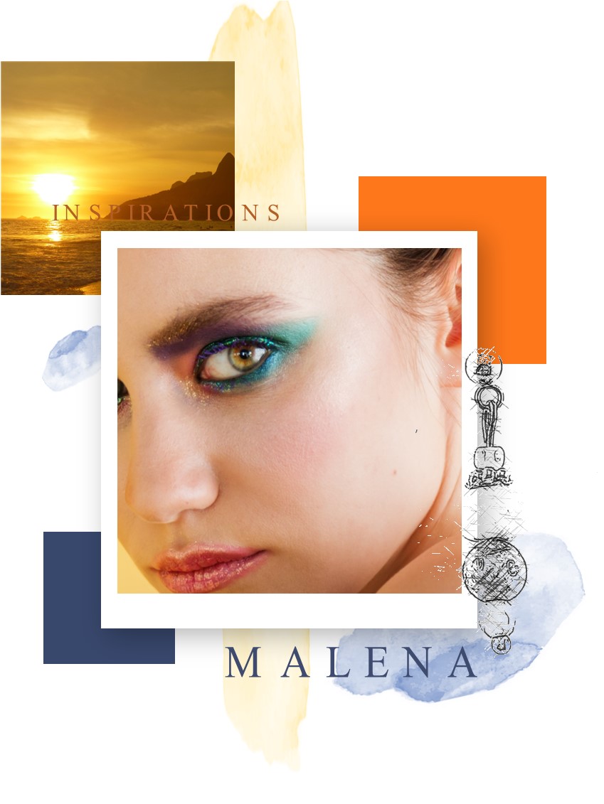 Collection Maléna - bijoux en lapis lazuli, céramique et turquoise howlite - fabrication française - identités bijoux